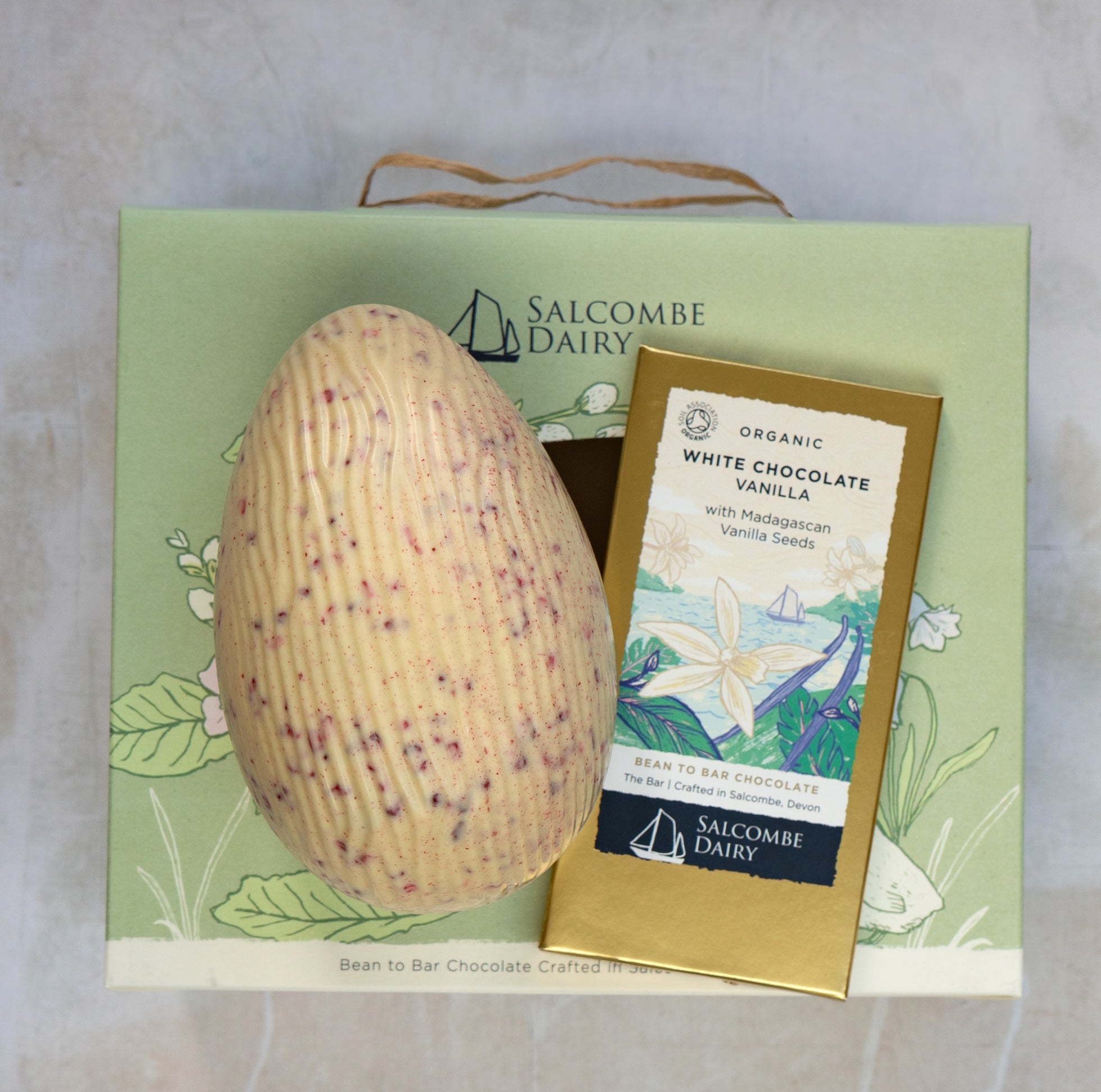 White Chocolate Raspberry Easter Egg